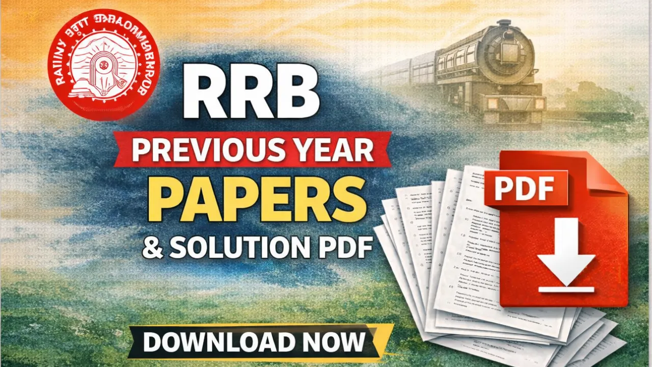 RRB Group D Previous Year Papers and Solution PDF, Railway Group D Previous Year Question Paper with Answer PDF. RRB Group D Previous Year Question Paper PDF in Hindi Download, RRB Exam Question Paper with Answers PDF