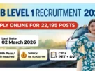RRB Level 1 Recruitment 2026 for 10th & ITI Pass