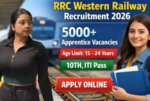 RRC Western Railway Apprentice Vacancy 2026 for 5,349 Posts