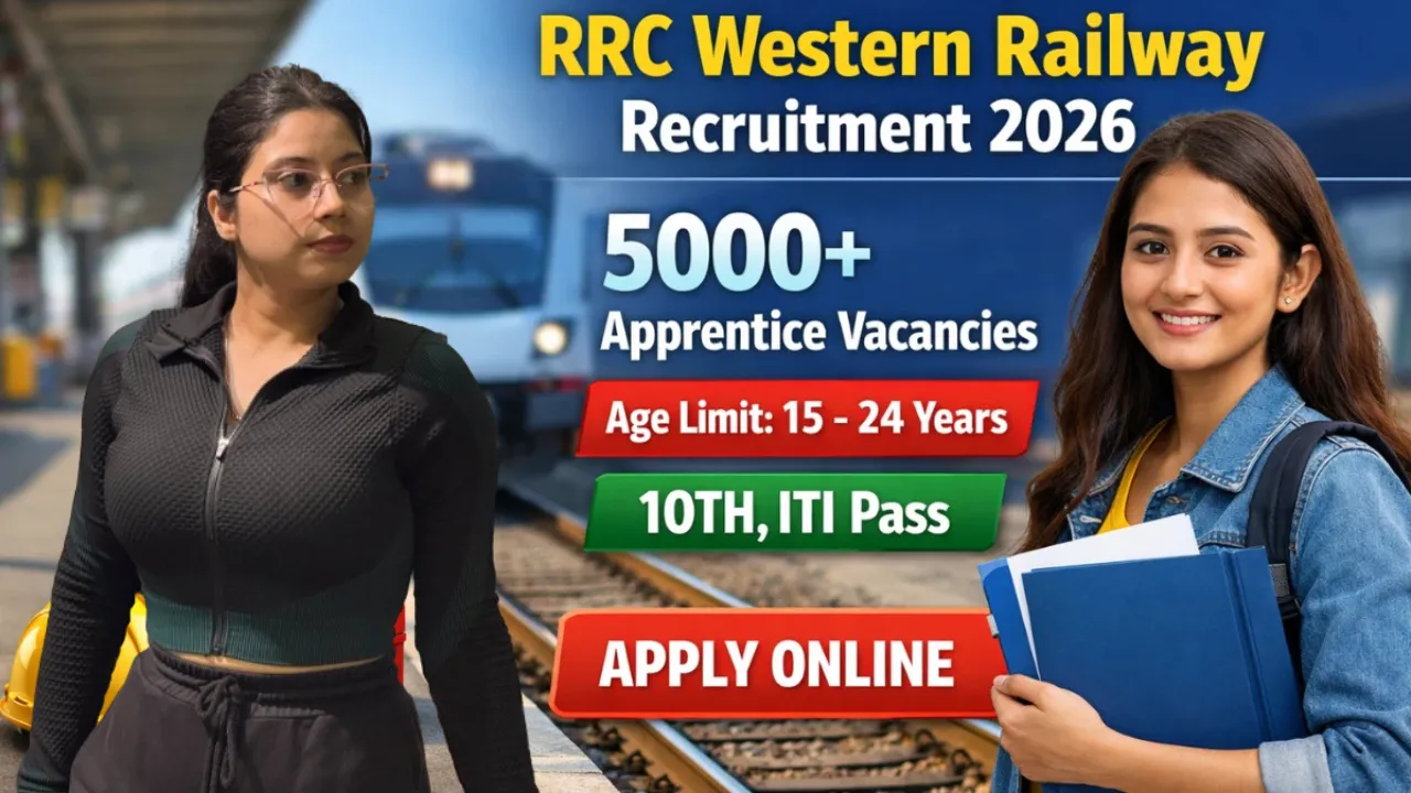 RRC Western Railway Apprentice Vacancy 2026 for 5,349 Posts