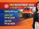 RRB Recruitment 2026 for 11127 Posts for 10th & ITI Pass