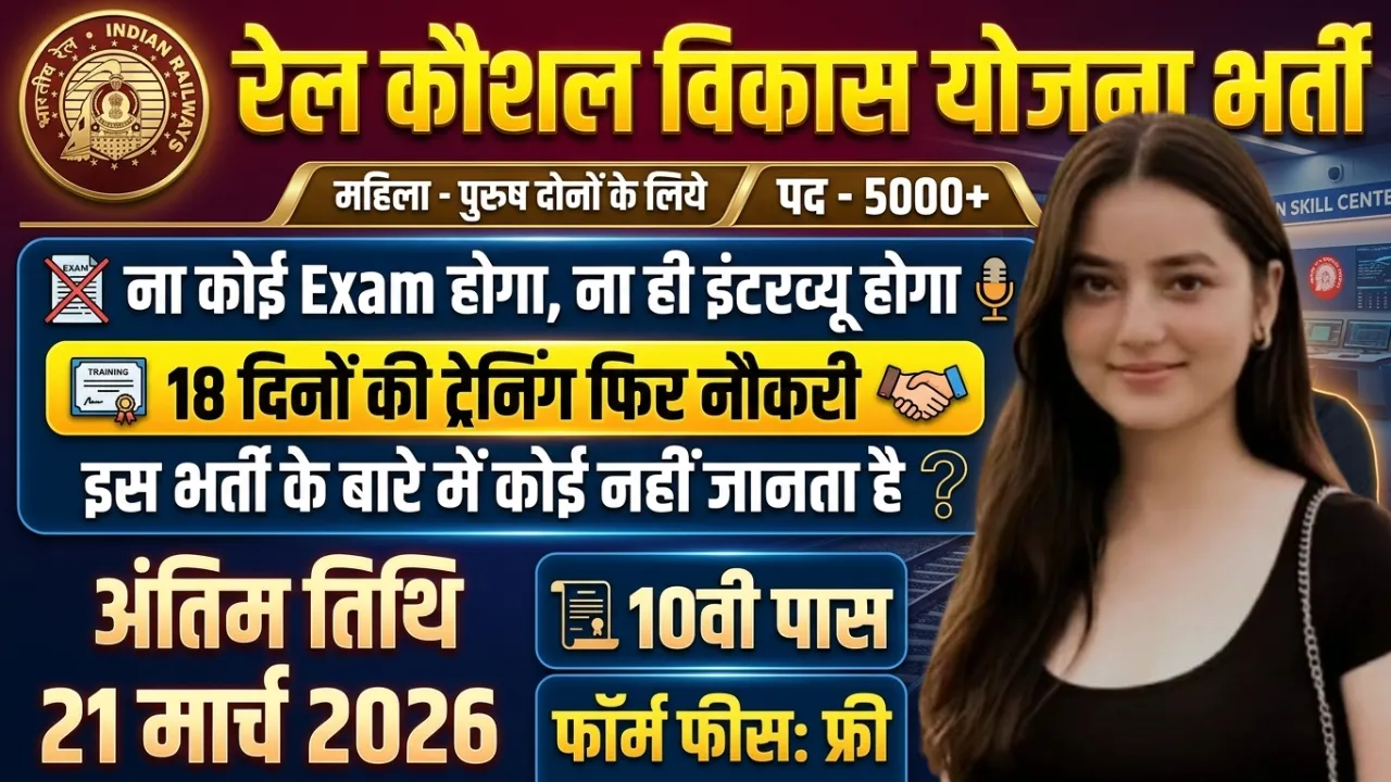 Rail Kaushal Vikas Yojana 2026 Official Website PDF
