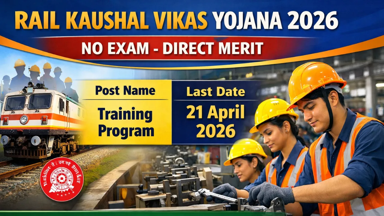 Rail Kaushal Vikas Yojana 2026 No Exam Direct Merit