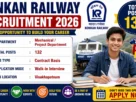 Konkan Railway Recruitment 2026 for 132 Posts